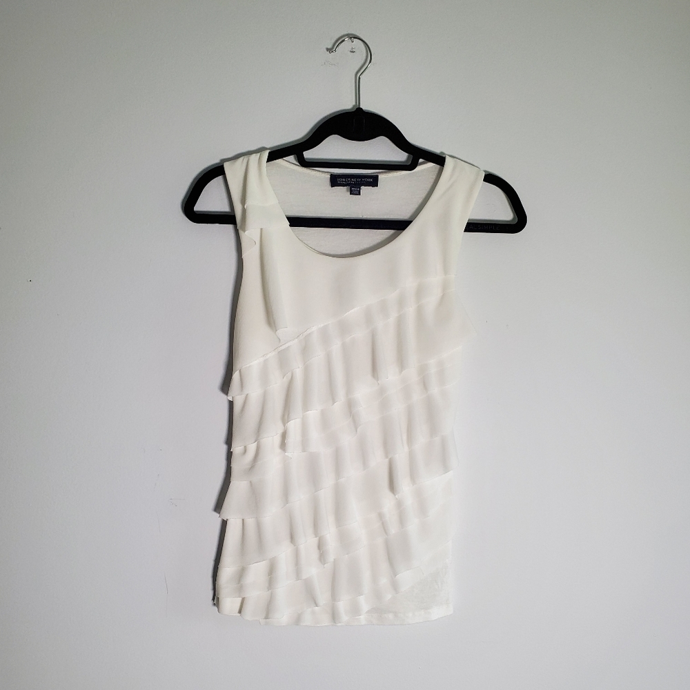 Jones New York Tiered Sleeveless Top